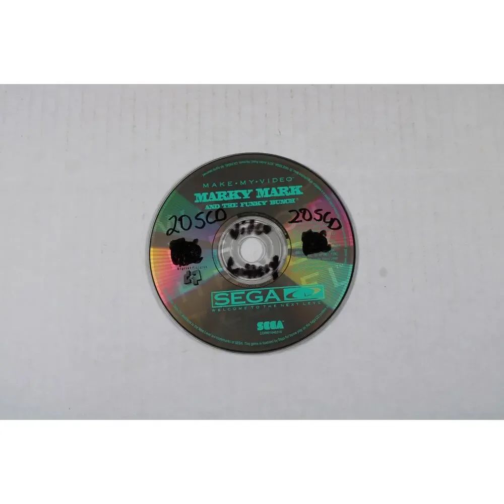 Marky Mark and the Funky Bunch: Make My Video (Sega CD, 1992) Disk Only
